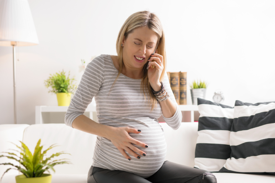 dolores de barriga en el embarazo