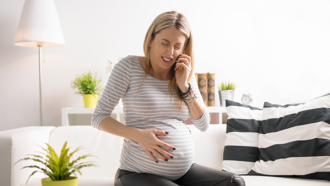 dolores de barriga en el embarazo